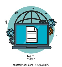 Business teamwork concept