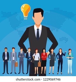 Business teamwork concept