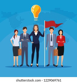 Business teamwork concept