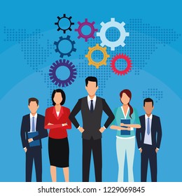 Business teamwork concept