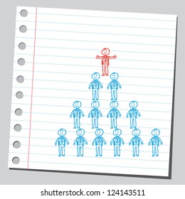 Concepto de equipo de negocios