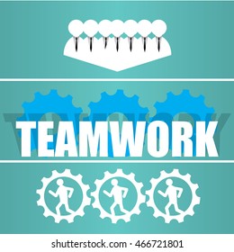 Business teamwork concept design, Vector illustration