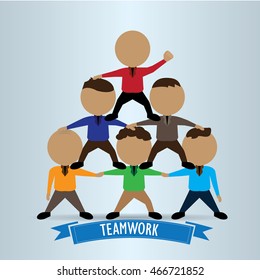 Business teamwork concept design, Vector illustration