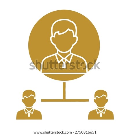 Business teamwork concept with leader and two colleagues
