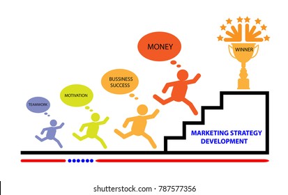 Business teamwork concept on white