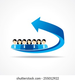 Business Teamwork concept stock vector 