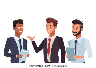 business teamwork conversation