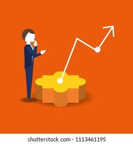 Business teamwork design