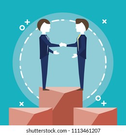 Business teamwork design