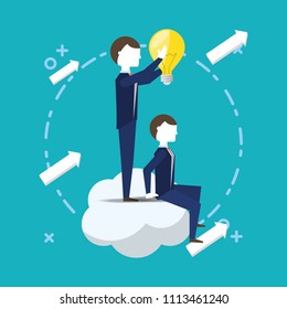 Business teamwork design