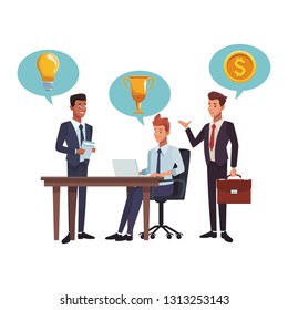 business teamwork dialogue