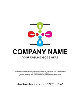 business teamwork logo