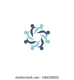 Business teamwork vector icon illustration design