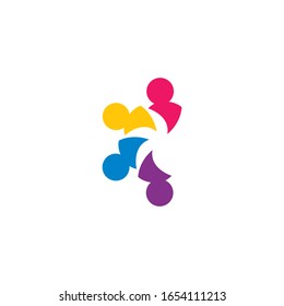 Business teamwork vector icon illustration design