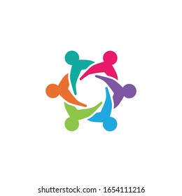 Business teamwork vector icon illustration design
