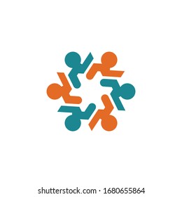 Business teamwork vector icon illustration design
