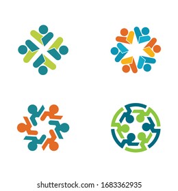Business teamwork vector icon illustration design