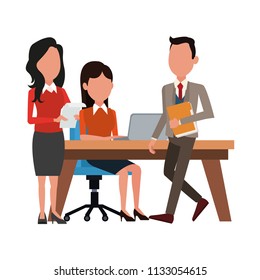 Business teamwork working