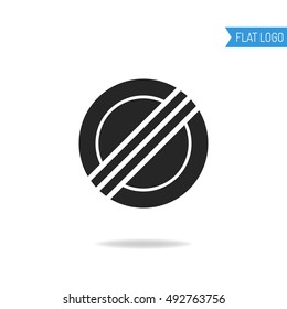Business, technical and engineering logo for company. Circle logotype. Vector