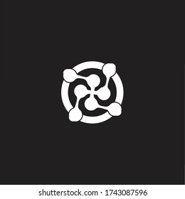 Plantilla vectorial de logotipo de tecnología empresarial