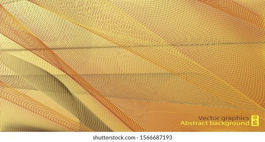 Business or technology abstract background. Vector illustration. Smart design for your business advert. EPS-10. Gradient overflow