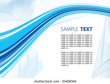 Business technology abstract background. Vector