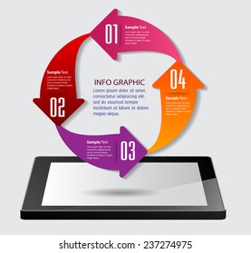 Business technology bubble speech template style. colorful modern circle text box network template for website and graphic 