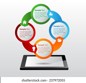 Business technology bubble speech template style. text box  template for website computer graphic and internet. 