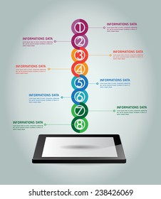 Business technology bubble speech template style.time line text box template for website computer graphic and internet. 