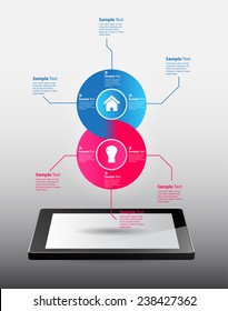 Business technology bubble speech template style. text box template for website computer graphic and internet. 