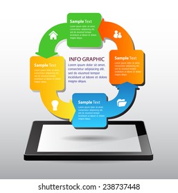 Business technology bubble speech template style. text box template for website computer graphic and internet. 