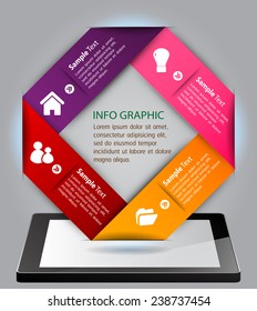 Business technology bubble speech template style. text box template for website computer graphic and internet. 