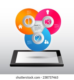 Business technology bubble speech template style. text box template for website computer graphic and internet. 