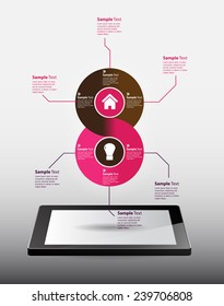 Business technology bubble speech template style. text box template for website computer graphic and internet.
