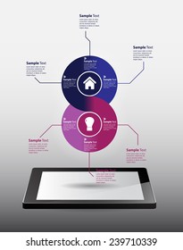 Business technology bubble speech template style. text box template for website computer graphic and internet.