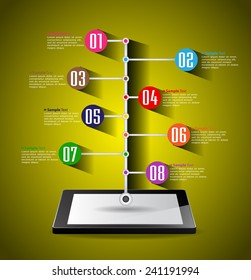Business technology bubble speech template style. Time line text box template for website computer graphic and internet.