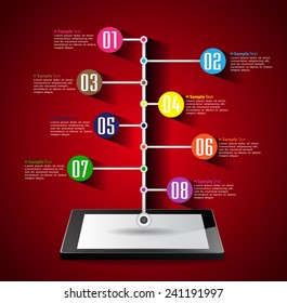 Business technology bubble speech template style. time line text box template for website computer graphic and internet.