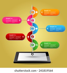 Business technology bubble speech template style. text box template for website computer graphic and internet.