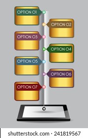 Business technology bubble speech template style. text box template for website computer graphic and internet.