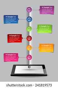 Business technology bubble speech template style. text box template for website computer graphic and internet.