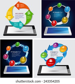 Business technology bubble speech template style. text box template for website computer graphic and internet. many, various. cycle