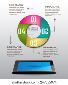 Business technology bubble speech template style. cycle text box template for website computer graphic and internet.