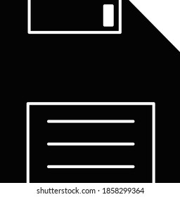Icono de negocios y tecnología para disquete y disquete 
