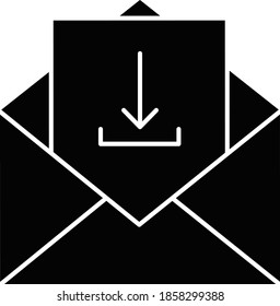 Icono comercial y tecnológico para correo y mensaje 