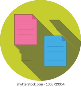 Business and technology icon for NaN & document 