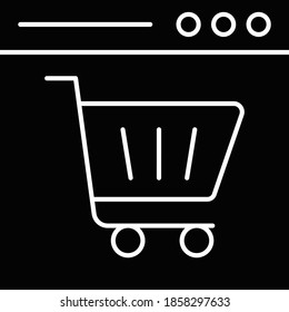 Business and technology icon for online  & shopping 