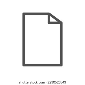 Esquema de icono comercial y tecnológico y vector lineal.