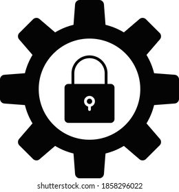 Business and technology icon for private  & setting 