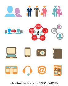 BUSINESS AND TECHNOLOGY ICONS