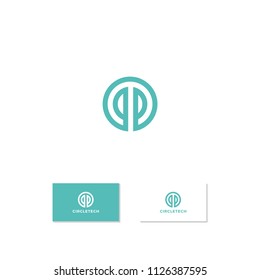 Business Technology Logo Icon Design Vector Symbol Finance